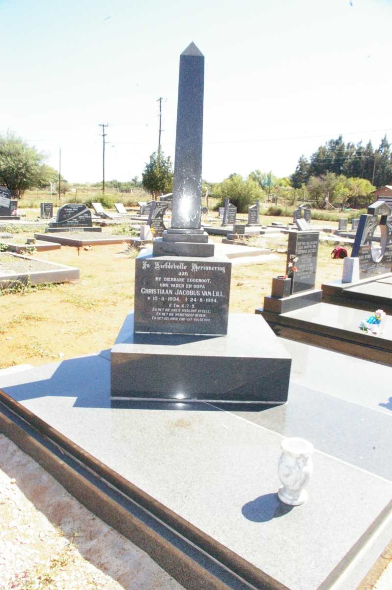 LILL Christiaan Jacobus, van 1934-1994 &amp; Aletta Fransina VICTOR 1937-