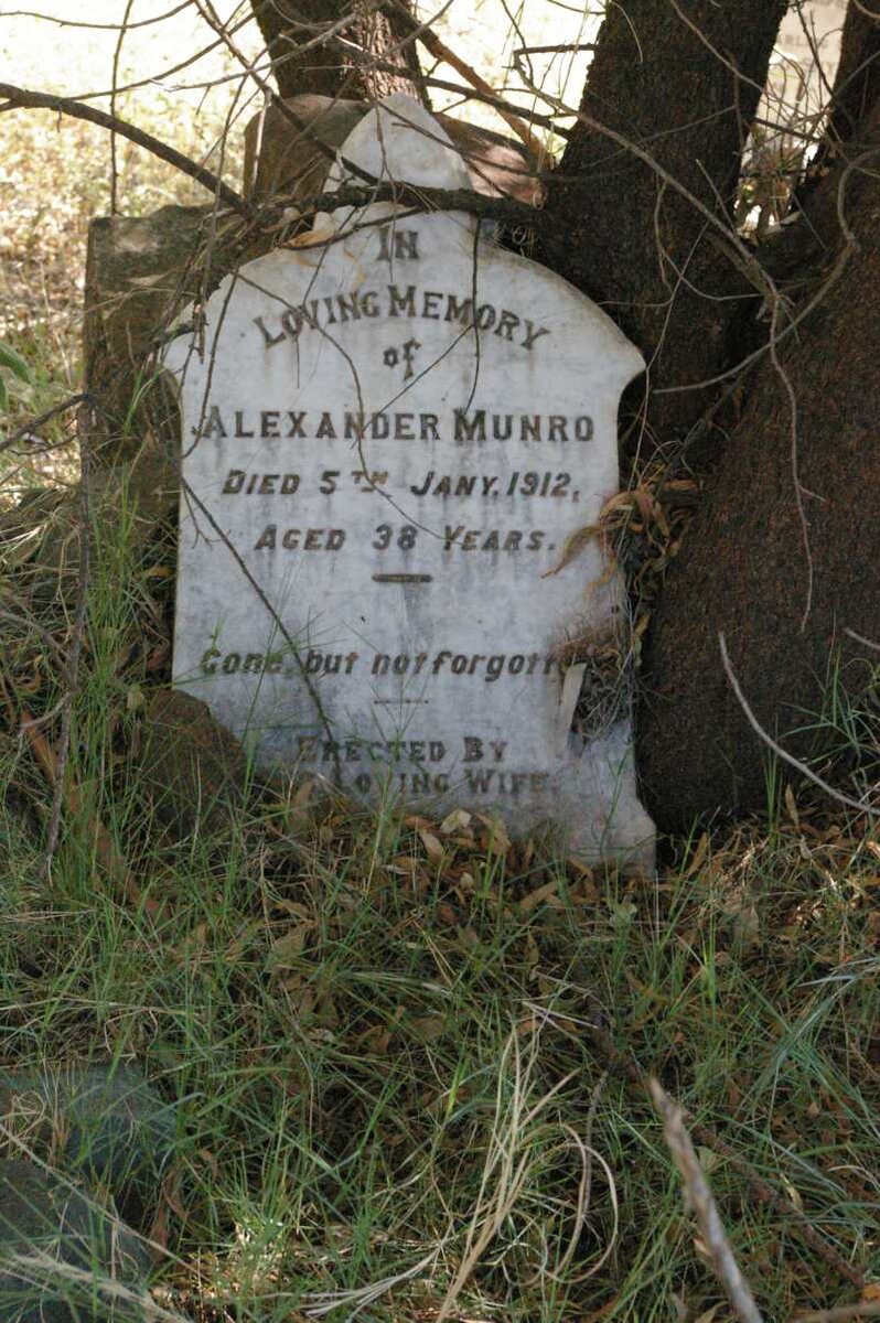 MUNRO Alexander -1912