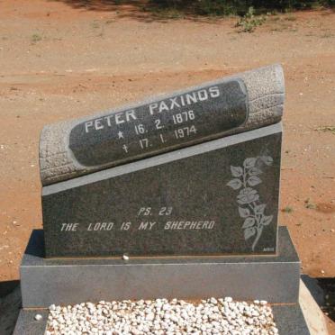 PAXINOS Peter 1876-1974