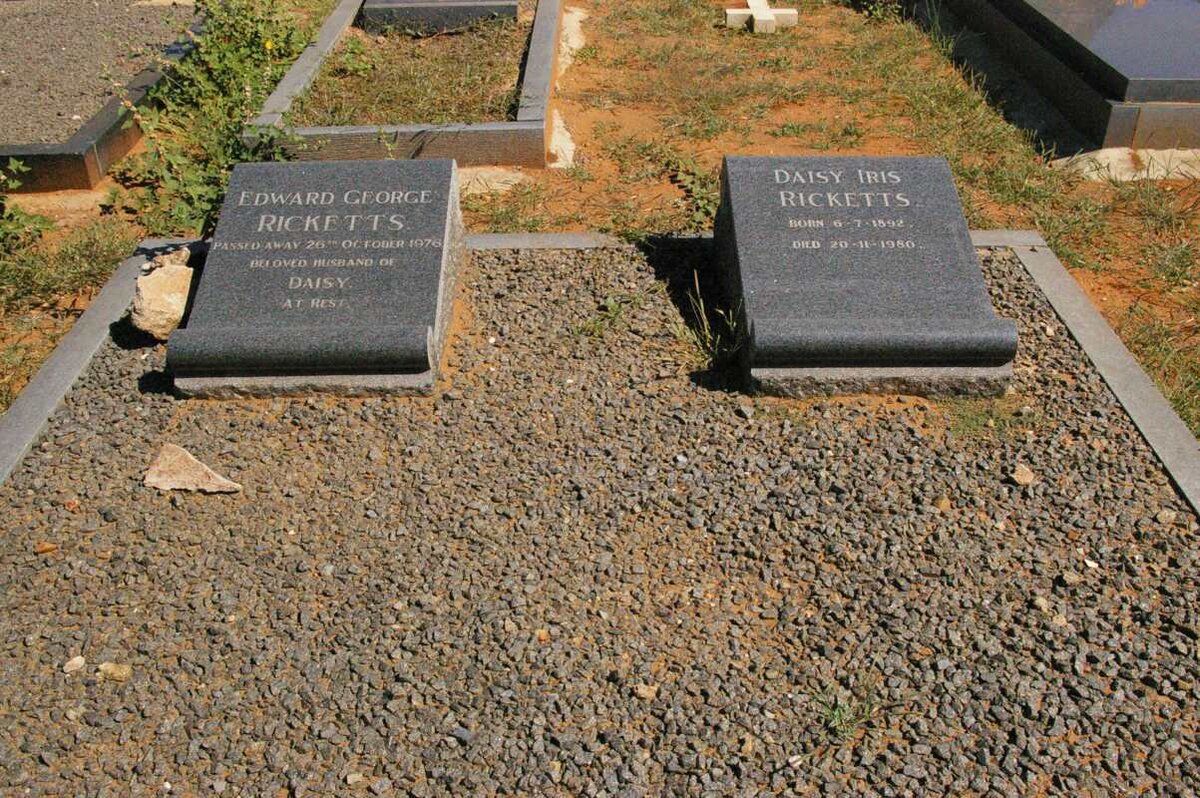 RICKETTS Edward George -1976 &amp; Daisy Iris 1892-1980