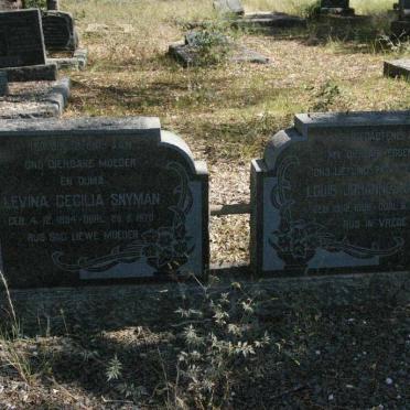 SNYMAN Louis Johannes 1896-1959 &amp; Levina Cecilia 1894-1970