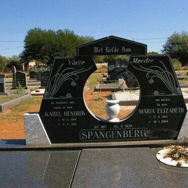 SPANGENBERG Karel Hendrik 1906-1985 &amp; Maria Elizabeth 1908-2003