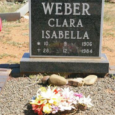 WEBER Clara Isabella 1906-1984