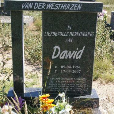 WESTHUIZEN Dawid, van der 1961-2007
