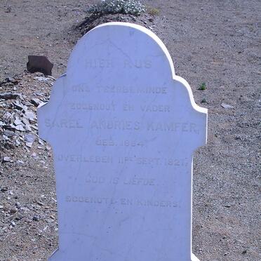KAMFER Sarel Andries 1884-1927