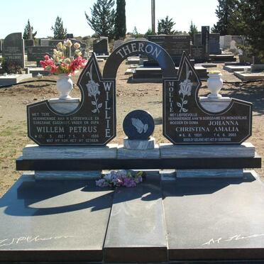THERON Willem Petrus 1927-1986 &amp; Johanna Christina A. 1931-2003
