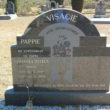 VISAGIE Johannes Petrus 1913-1979