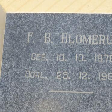 BLOMERUS F.B. 1876-1965