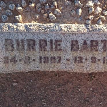 BARTIE Burrie 1907-1942 &amp; Maria Catharina LOOTS 1907-1993