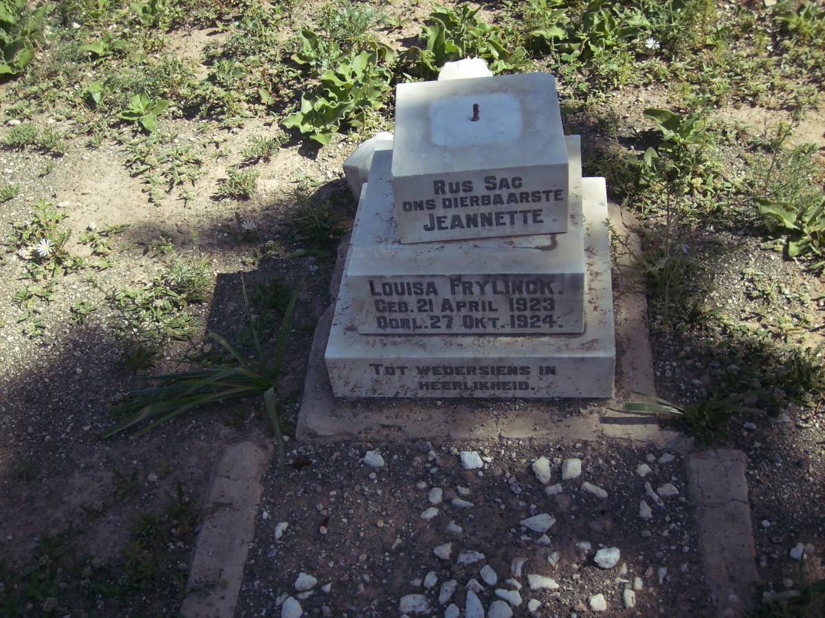 FRYLINCK Jeanette Louisa 1923-1924