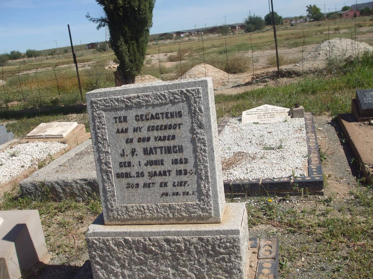 HATTINGH J.P. 1853-193?