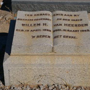 HEERDEN Willem H., van 1869-1945