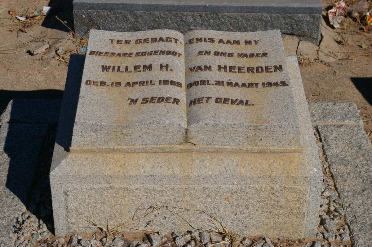 HEERDEN Willem H., van 1869-1945