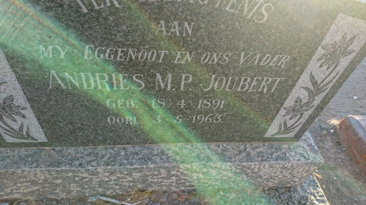 JOUBERT Andries M.P. 1891-1963