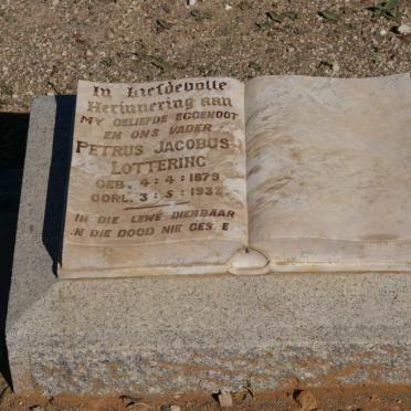 LOTTERING Petrus Jacobus 1879-1933