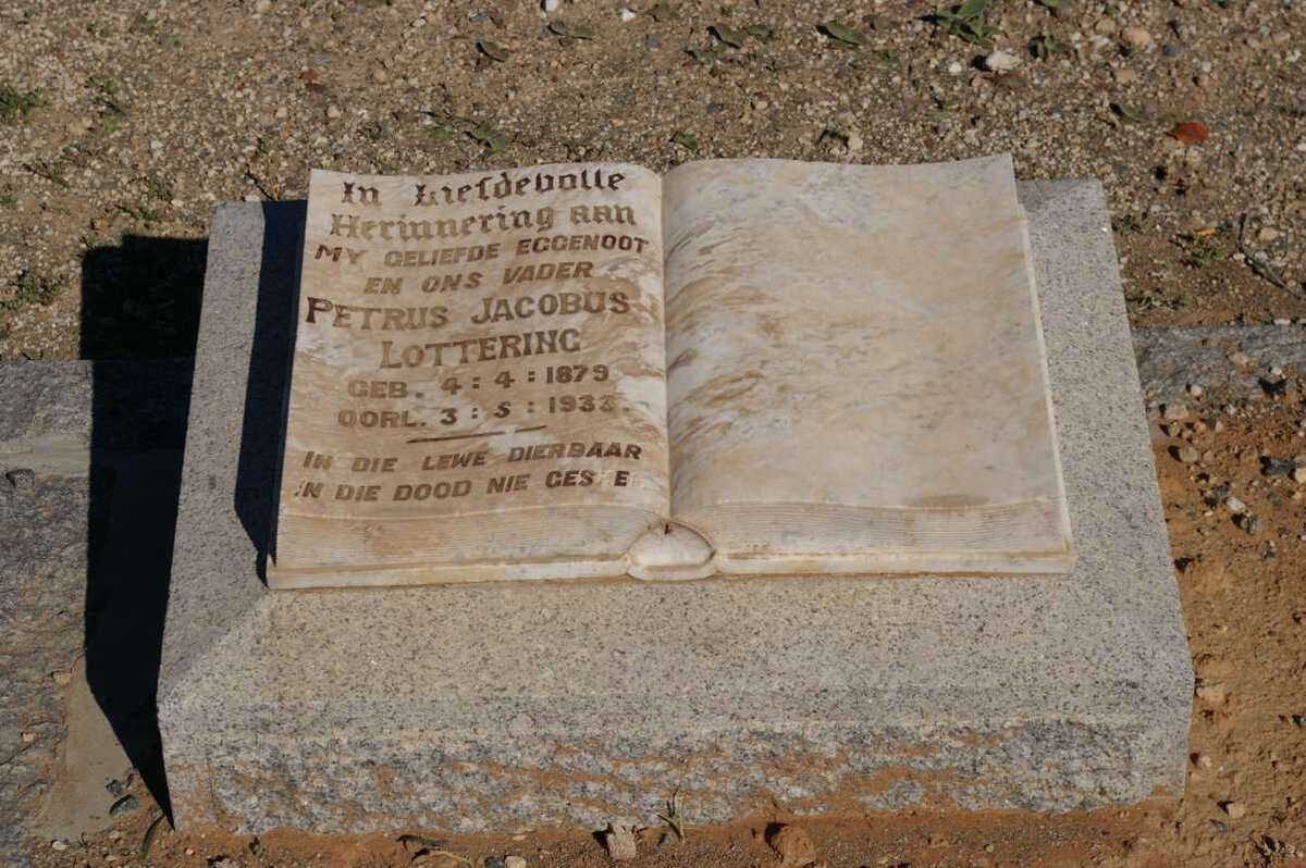 LOTTERING Petrus Jacobus 1879-1933