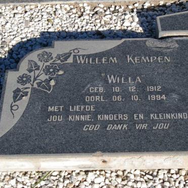 LIEBENBERG Willem Kempen 1912-1994