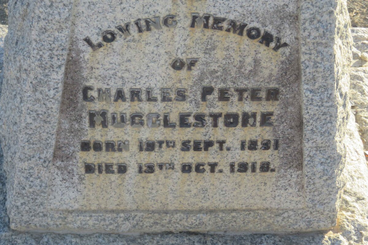 MUGGLESTONE Charles Peter 1891-1918