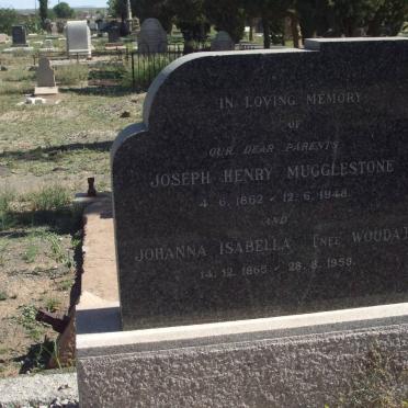 MUGGLESTONE Joseph Henry 1862-1948 &amp; Johanna Isabella WOUDA 1865-1958