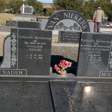 NIEKERK Guillaum, van 1907-1989 &amp; Cornelia Elizabeth BOTHA 1916-1978