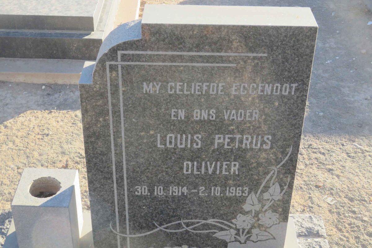 OLIVIER Louis Petrus 1914-1963