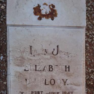 PLOOY Elizabeth, du 1947-1947