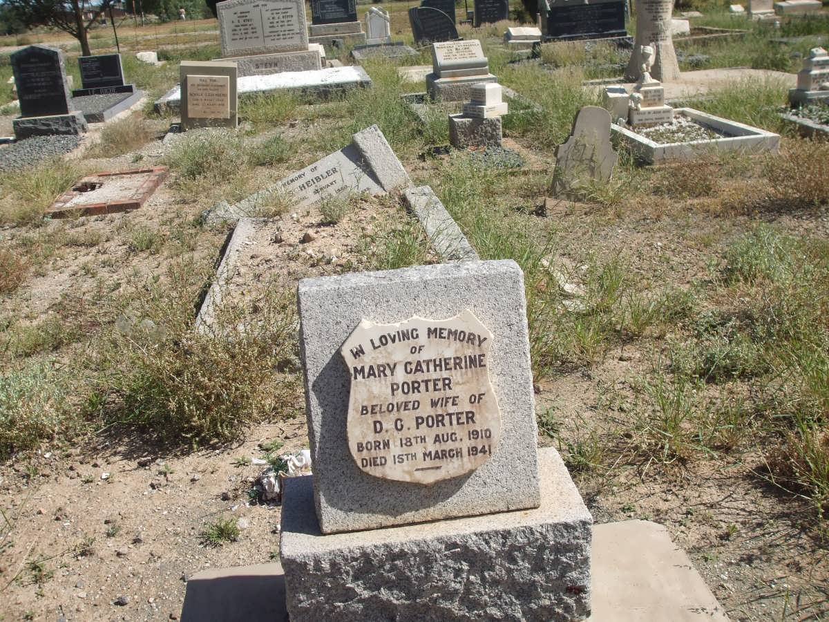 PORTER Mary Catherine 1910-1941