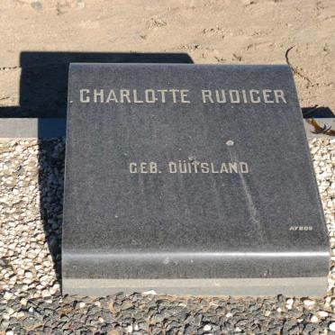 RUDIGER Charlotte
