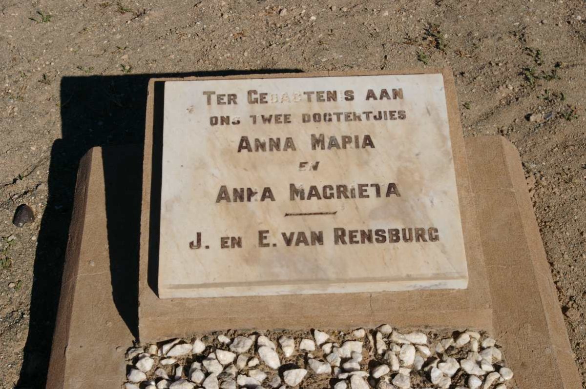 RENSBURG Anna Maria, van :: VAN RENSBURG Anna Magrieta