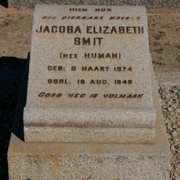 SMIT Jacoba Elizabeth nee HUMAN 1874-1948