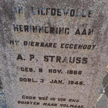 STRAUSS A.P. 1868-1946