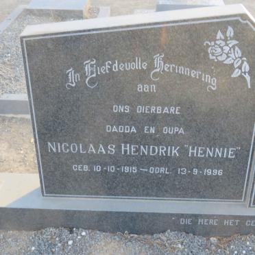 STEYN Nicolaas Hendrik 1915-1996 &amp; Anna Susanna M. VAN WYK 1914-1993