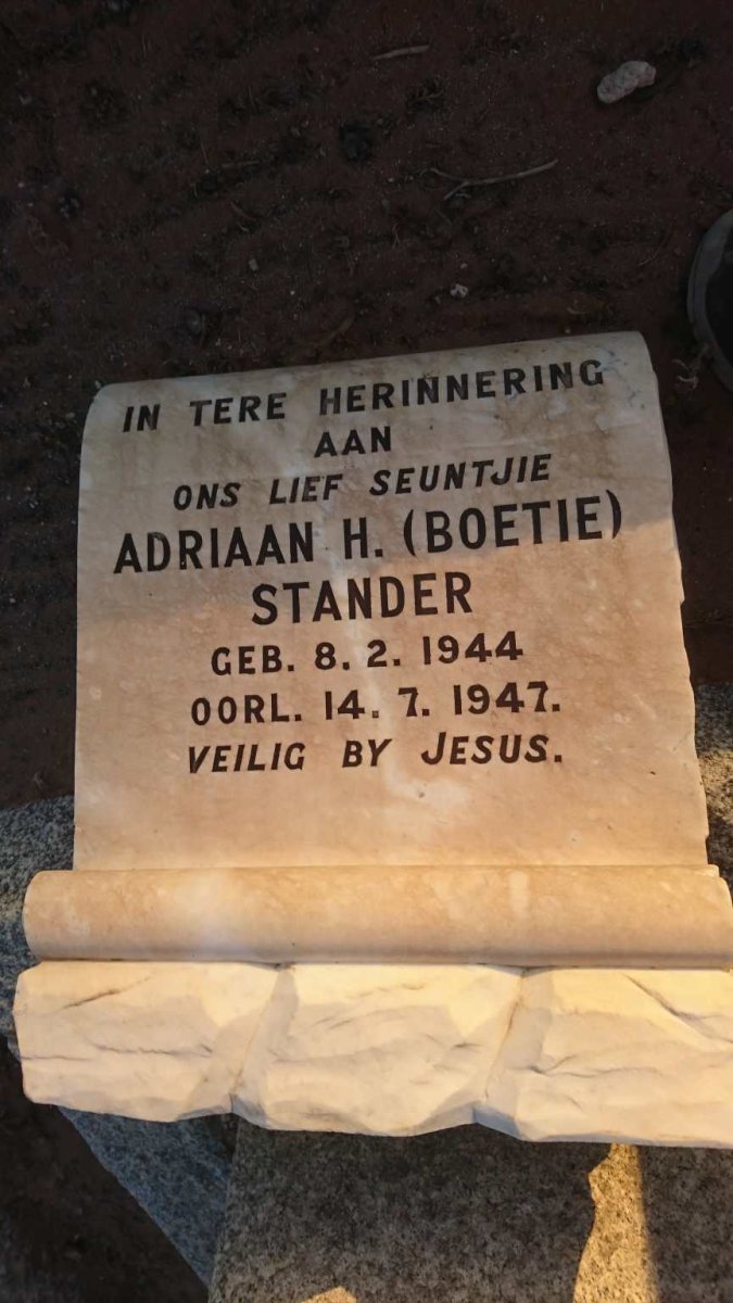 STANDER Adriaan H. 1944-1947