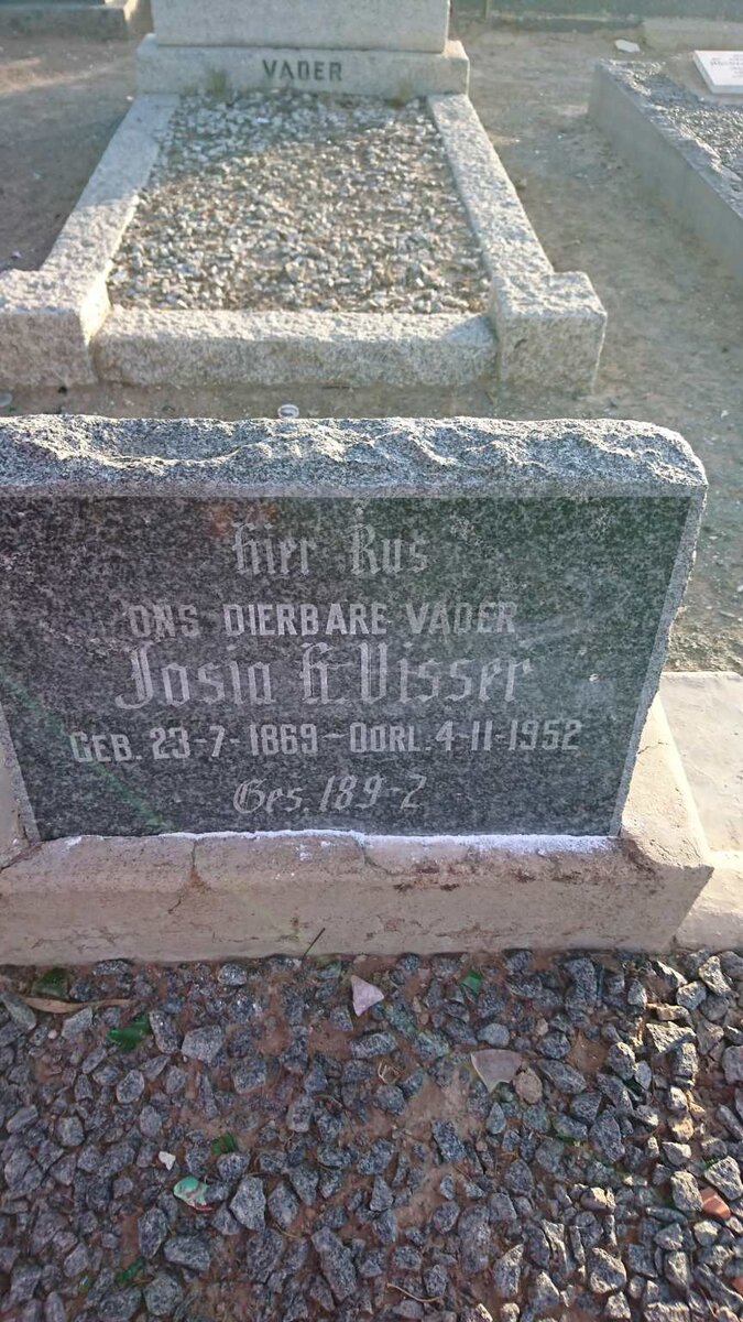 VISSER Josia H. 1869-1952