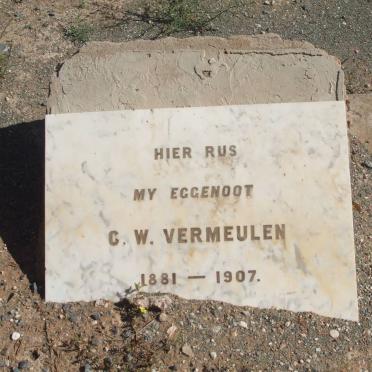 VERMEULEN G.W. 1881-1907