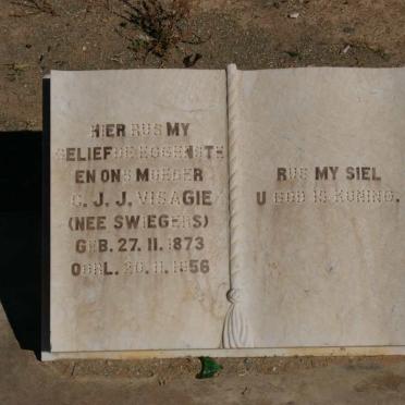 VISAGIE C.J.J. nee SWIEGERS 1873-1956