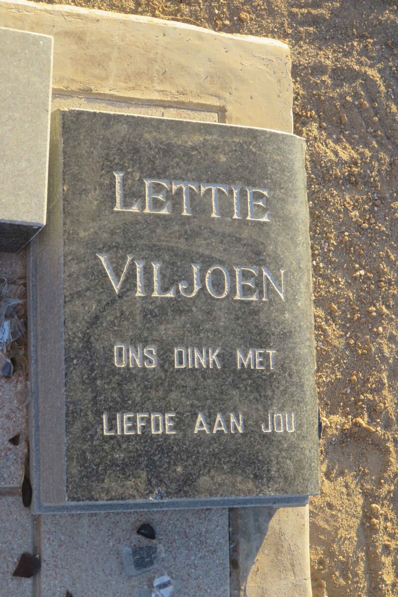 VILJOEN Richard Hurtley 1906-1986 :: VILJOEN Lettie