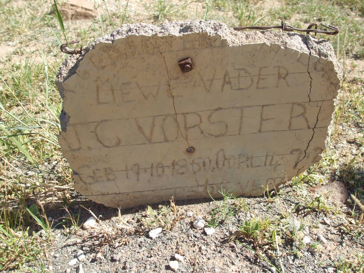 VORSTER J.C. 1850-??