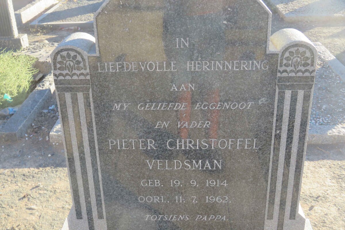 VELDSMAN Pieter Christoffel 1914-1962