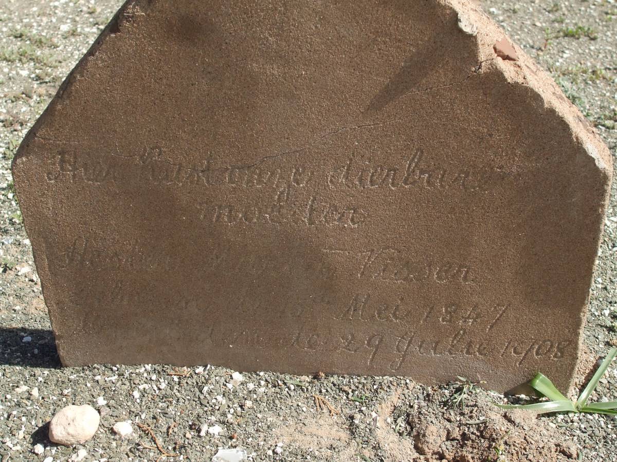 VISSER Helena Magdalena 1847-1908