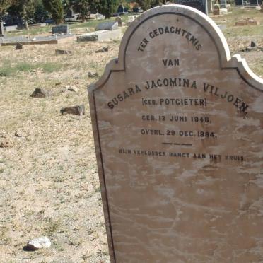 VILJOEN Susara Jacomina nee POTGIETER 1848-1884