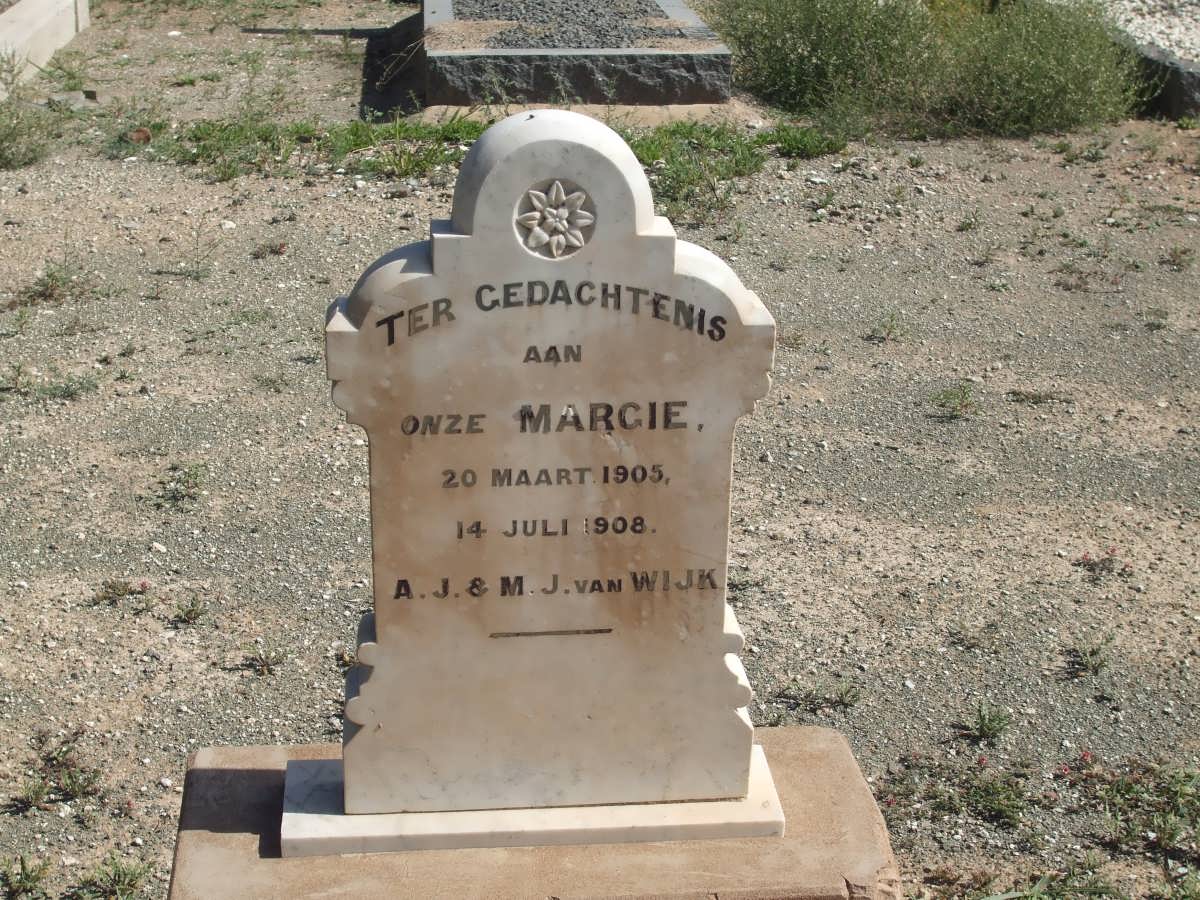 WIJK Marcie, van 1905-1908