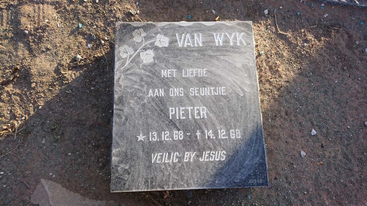 WYK Pieter, van 1968-1968