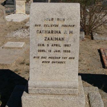 ZAAIMAN Catharina J.M. 1867-1956