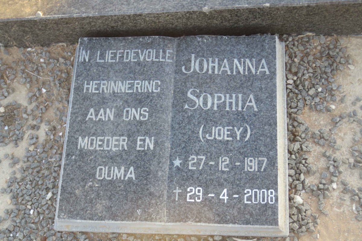 ? Johanna Sophia 1917-2008