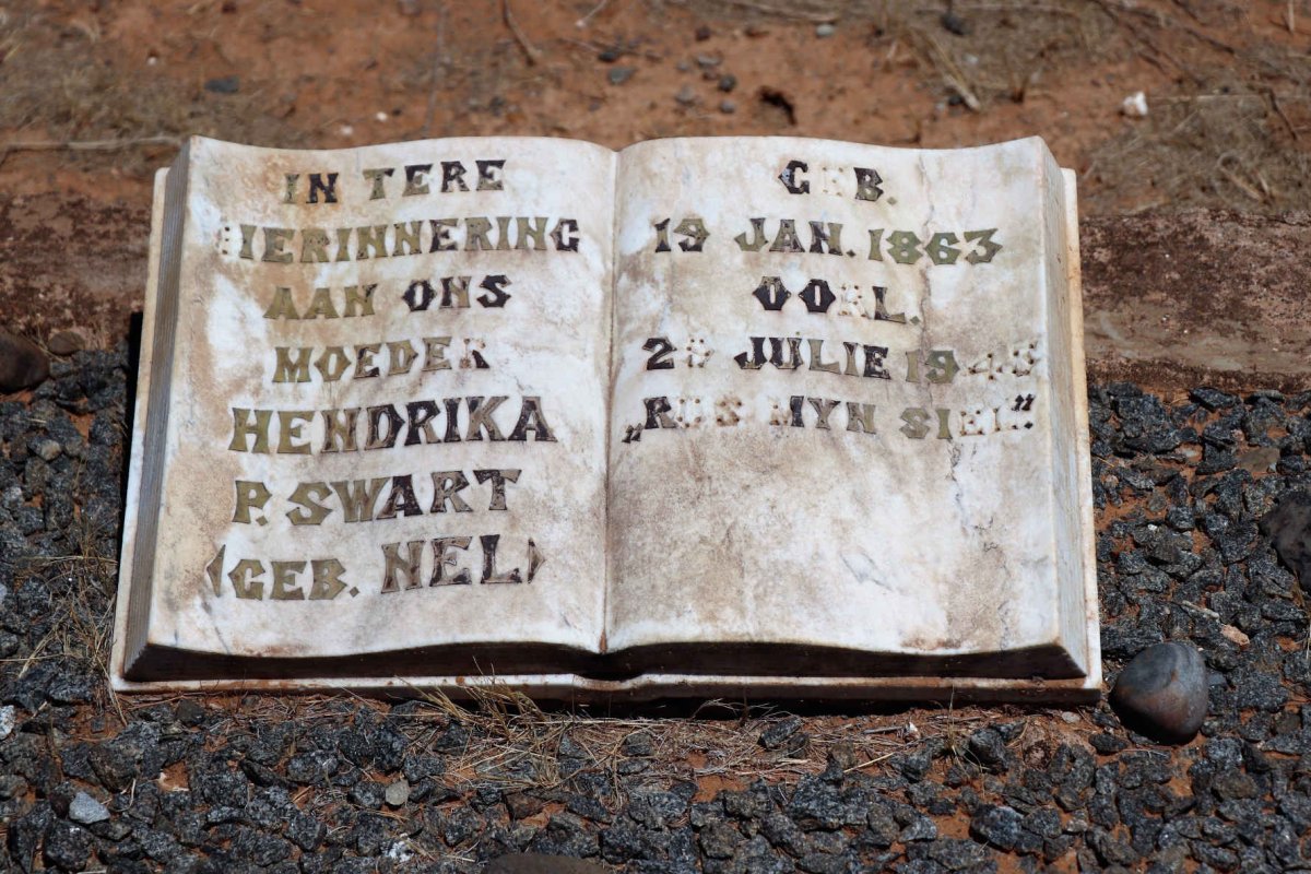 SWART Hendrika P. nee NEL 1863-1943