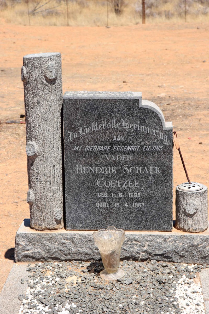 COETZEE Hendrik Schalk 1895-1967