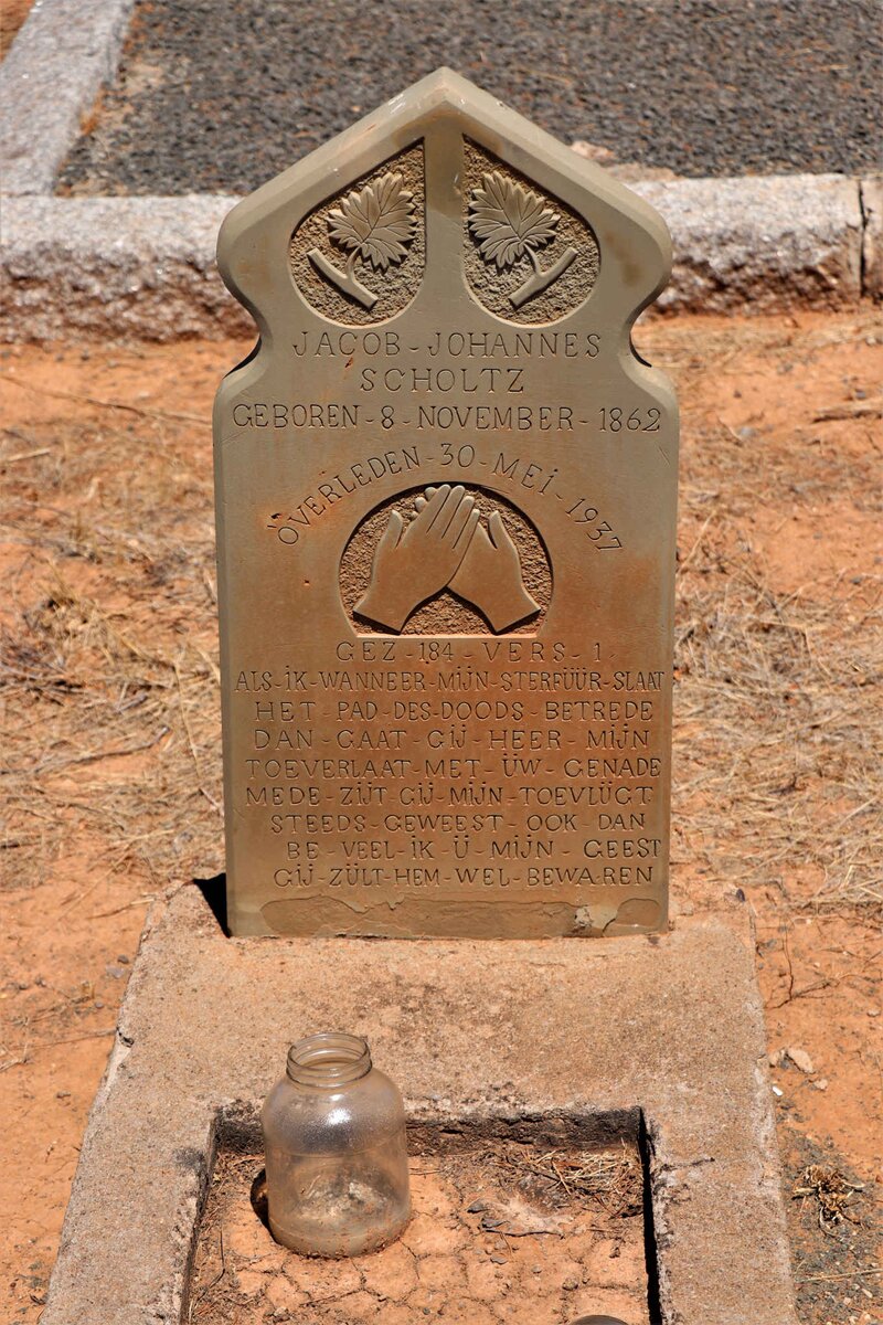 SCHOLTZ Jacob Johannes 1862-1937