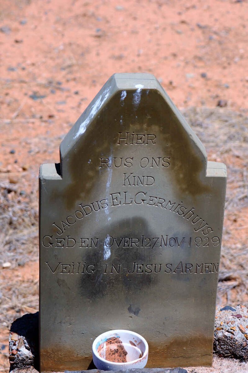 GERMISHUYS Jacobus E.L. 1929-1929