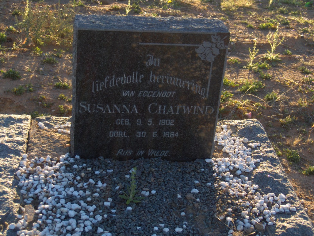 CHATWIND Susanna 1902-1964